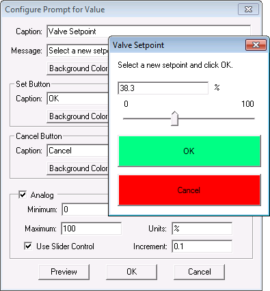 Value Setpoint